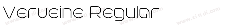 Verveine Regular字体转换